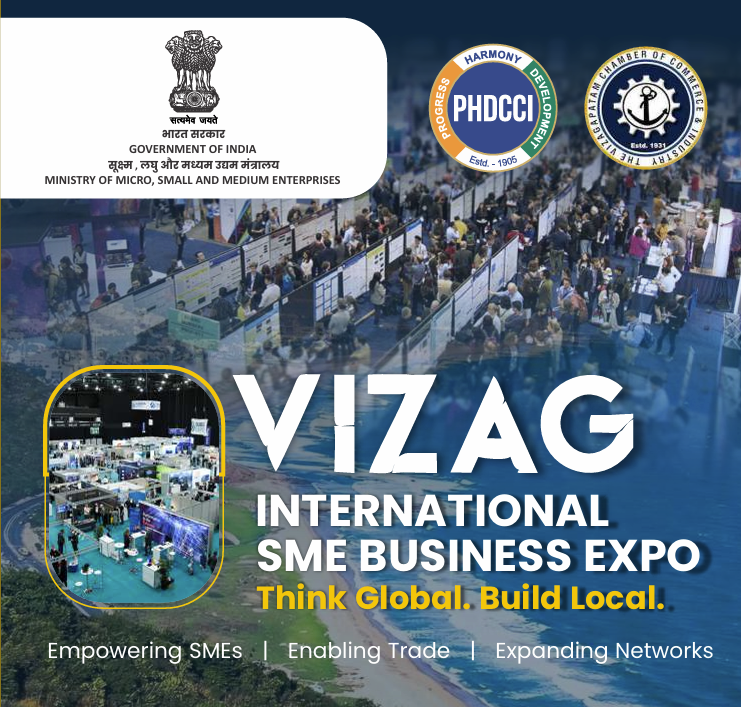 Намоишгоҳи байналмилалии тиҷоратии корхонаҳои хурду миёнаи Vizag International SME Business Expo 2026 дар Ҳиндустон